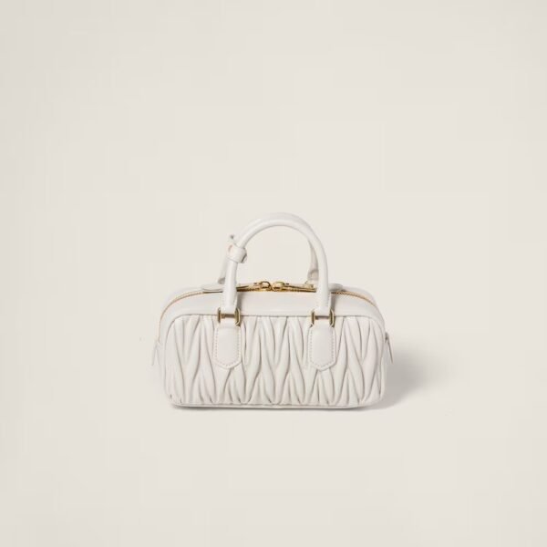 Arcadie Matelassé Small Soft Lamb Leather Handbag