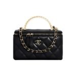 CHANEL 24S BOX WITH ACRYLIC TOP HANDLE