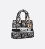 MEDIUM LADY D-LITE BAG Embroidery