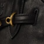 Aventure Nappa Leather Handbag Black