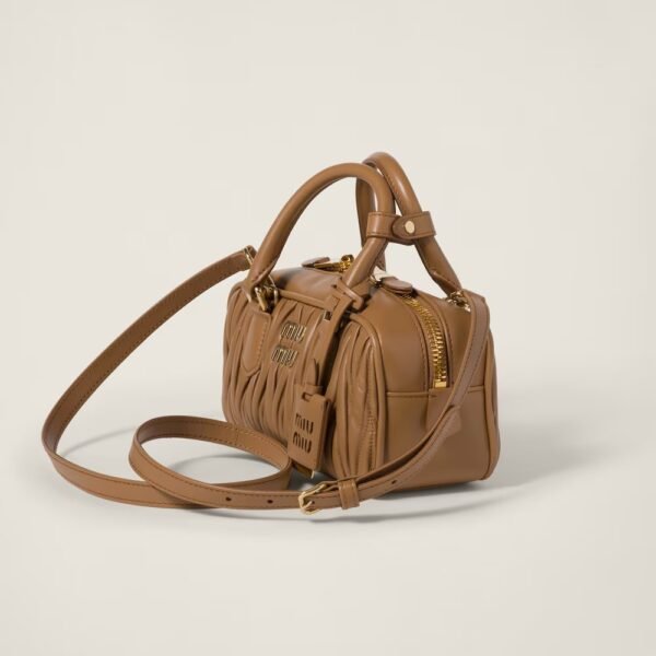Arcadie Matelassé Small Soft Lamb Leather Handbag