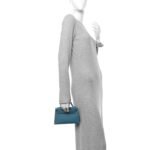 Epsom Mini Kelly Sellier 20 New Blue Jean